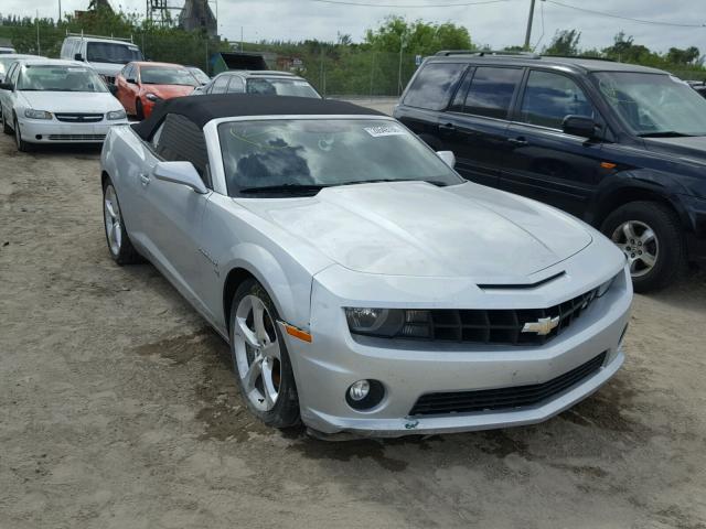 2G1FK3DJ1D9148932 - 2013 CHEVROLET CAMARO 2SS SILVER photo 1