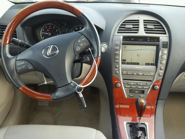 JTHBJ46G472142611 - 2007 LEXUS ES 350 BLUE photo 9