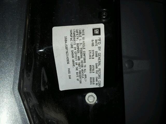 1G8AJ58F76Z142836 - 2006 SATURN ION LEVEL GRAY photo 10