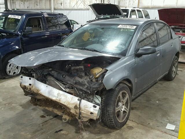 1G8AJ58F76Z142836 - 2006 SATURN ION LEVEL GRAY photo 2