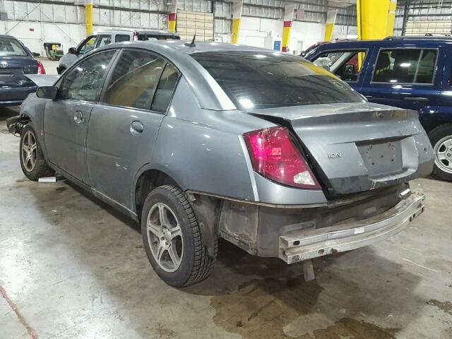 1G8AJ58F76Z142836 - 2006 SATURN ION LEVEL GRAY photo 3