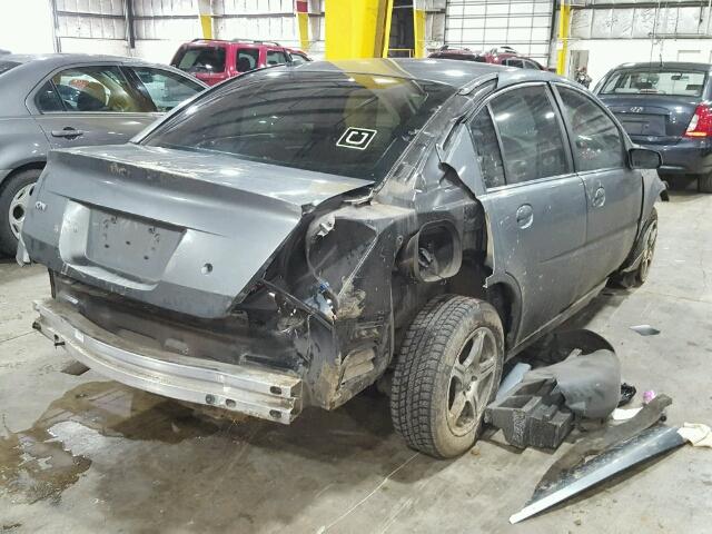 1G8AJ58F76Z142836 - 2006 SATURN ION LEVEL GRAY photo 4