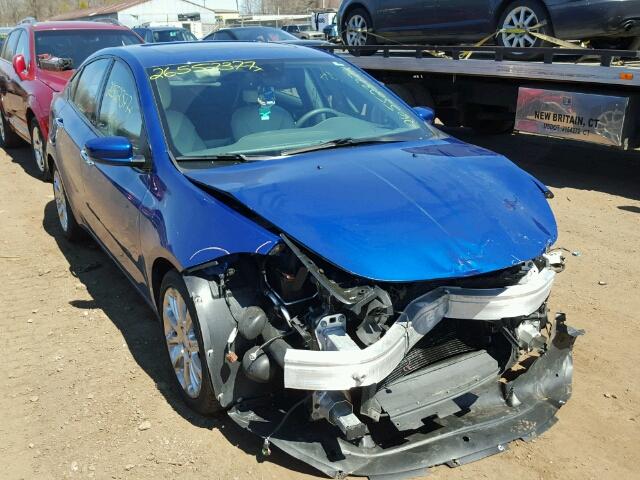 1C3CDFCA4DD132514 - 2013 DODGE DART LIMIT BLUE photo 1