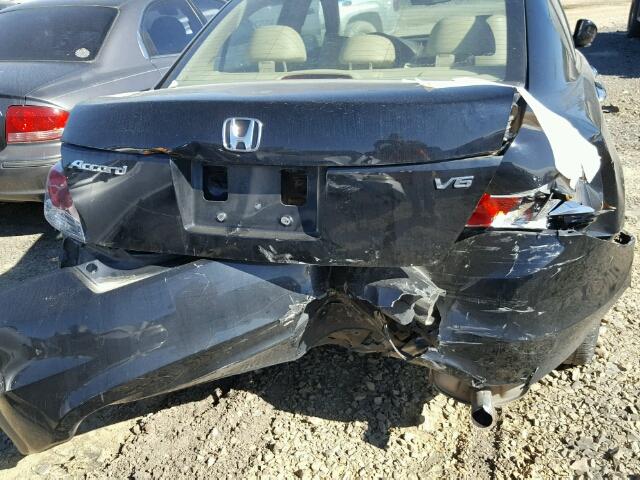 1HGCP36836A022105 - 2008 HONDA ACCORD BLACK photo 9