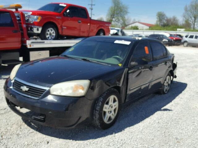 1G1ZT53846F291694 - 2006 CHEVROLET MALIBU LT BLACK photo 2