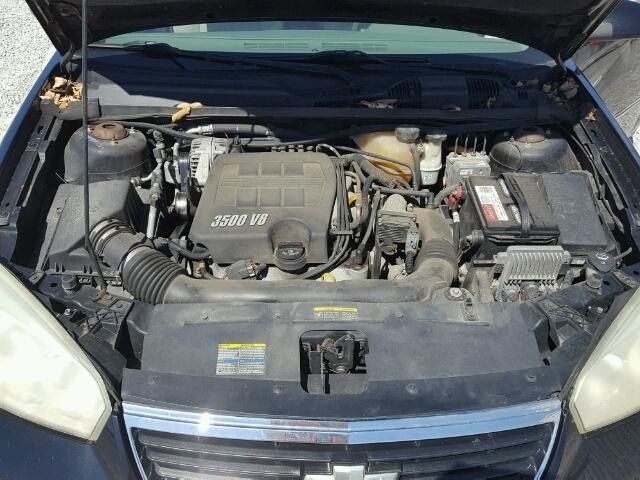 1G1ZT53846F291694 - 2006 CHEVROLET MALIBU LT BLACK photo 7