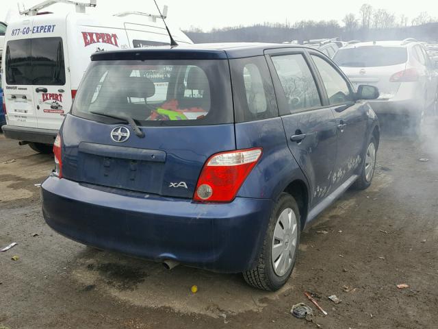 JTKKT624X60171097 - 2006 TOYOTA SCION XA BLUE photo 4