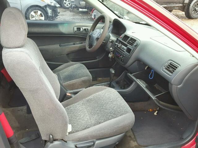 1HGEJ8242VL117927 - 1997 HONDA CIVIC EX წითელი ფოტო 5