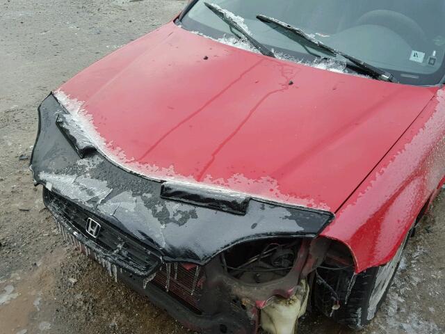 1HGEJ8242VL117927 - 1997 HONDA CIVIC EX წითელი ფოტო 7