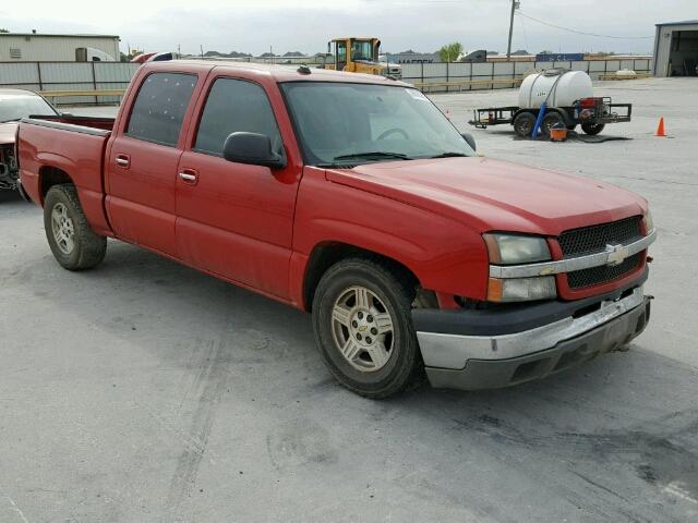 2GCEC13T851271862 - 2005 CHEVROLET SILVERADO RED photo 1