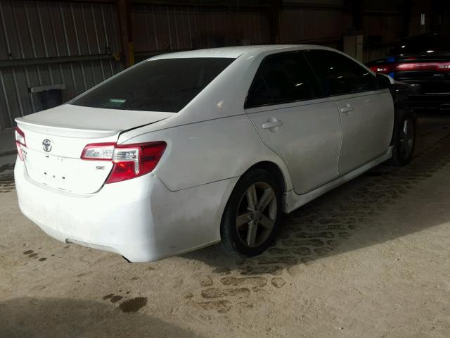 4T1BF1FK4CU553975 - 2012 TOYOTA CAMRY BASE WHITE photo 4