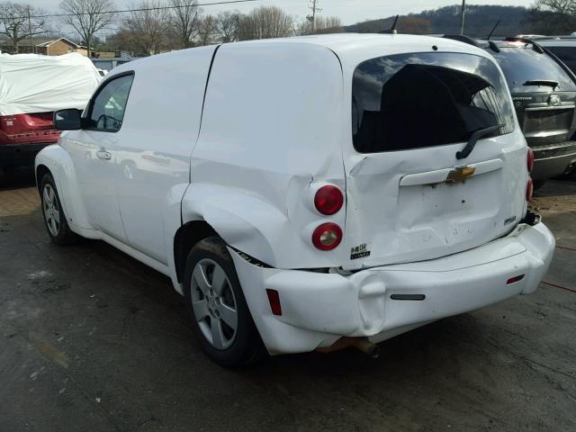 3GCCA85B09S620694 - 2009 CHEVROLET HHR PANEL WHITE photo 3