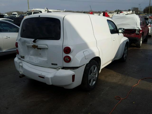 3GCCA85B09S620694 - 2009 CHEVROLET HHR PANEL WHITE photo 4