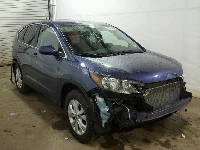 2HKRM4H52EH708022 - 2014 HONDA CR-V EX BLUE photo 1