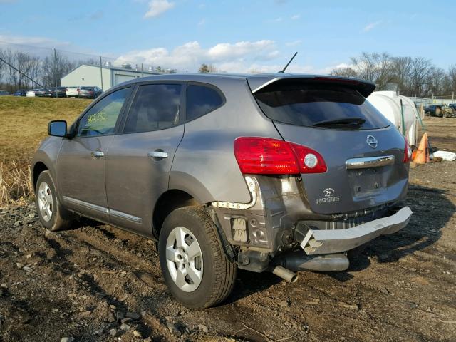 JN8AS5MT6BW566670 - 2011 NISSAN ROGUE S GRAY photo 3