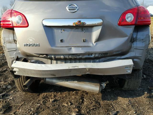 JN8AS5MT6BW566670 - 2011 NISSAN ROGUE S GRAY photo 9