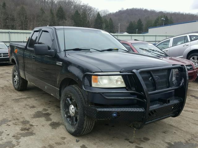 1FTPX14534NA39826 - 2004 FORD F150 BLACK photo 1