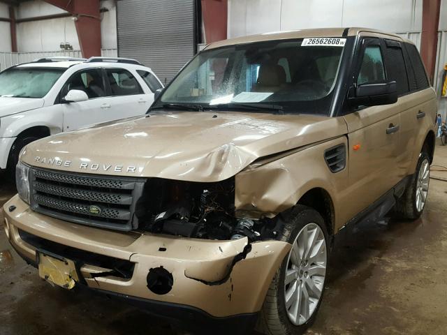 SALSF25486A929749 - 2006 LAND ROVER RANGE ROVE GOLD photo 2