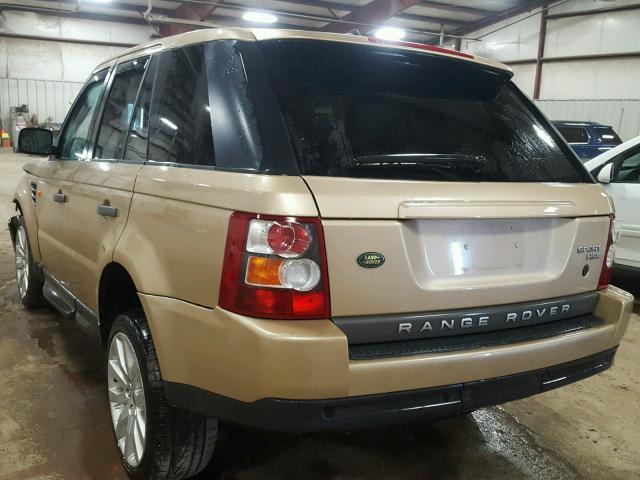 SALSF25486A929749 - 2006 LAND ROVER RANGE ROVE GOLD photo 3