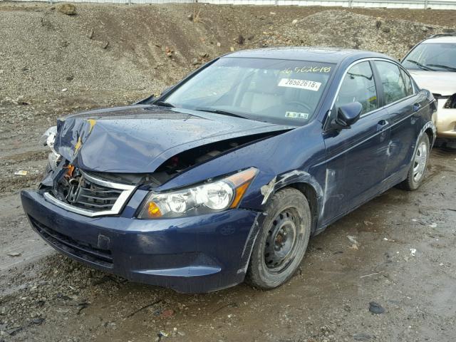 1HGCP2F82AA172853 - 2010 HONDA ACCORD EXL BLUE photo 2