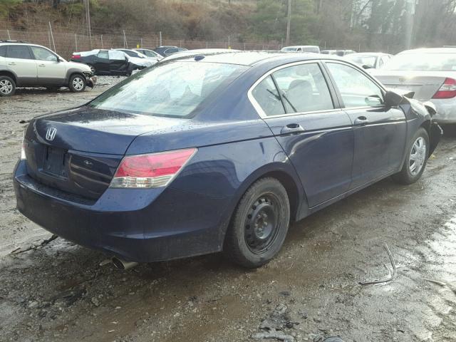 1HGCP2F82AA172853 - 2010 HONDA ACCORD EXL BLUE photo 4