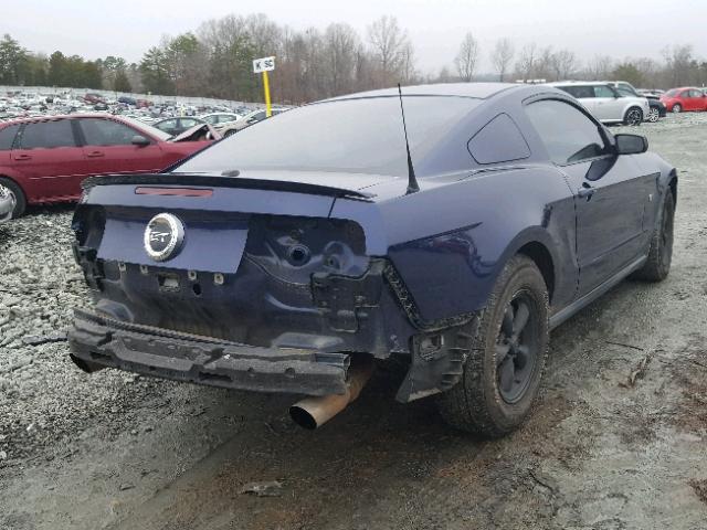 1ZVBP8CH0A5143469 - 2010 FORD MUSTANG GT BLUE photo 4