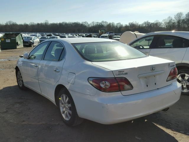 JTHBA30G045002164 - 2004 LEXUS ES 330 WHITE photo 3