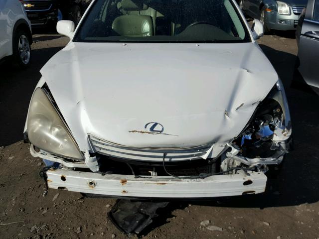 JTHBA30G045002164 - 2004 LEXUS ES 330 WHITE photo 7