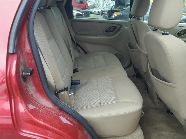 1FMYU93147KA65850 - 2007 FORD ESCAPE XLT RED photo 6