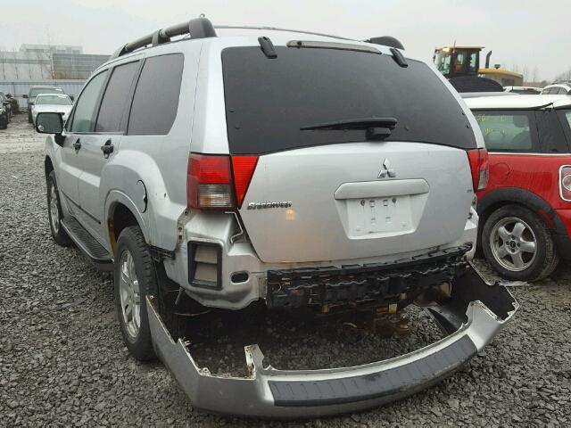 4A4MN31S96E603666 - 2006 MITSUBISHI ENDEAVOR L SILVER photo 3