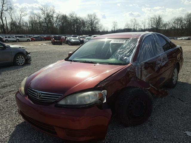 4T1BE32K76U160867 - 2006 TOYOTA CAMRY LE MAROON photo 2