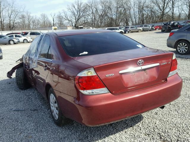 4T1BE32K76U160867 - 2006 TOYOTA CAMRY LE MAROON photo 3