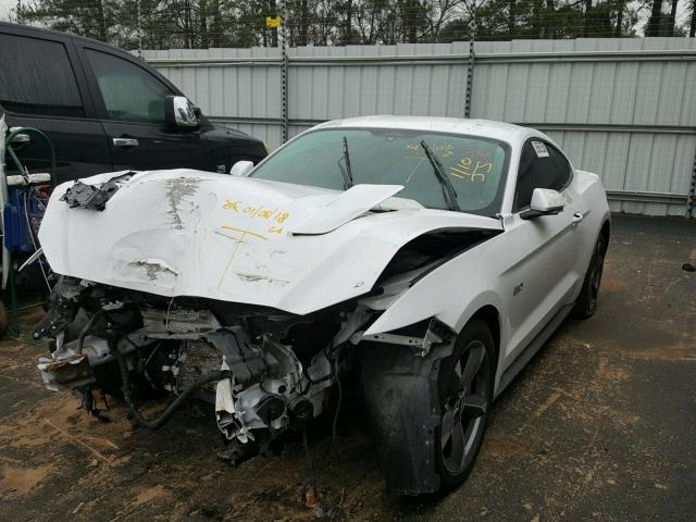 1FA6P8CF9F5346912 - 2015 FORD MUSTANG GT WHITE photo 2