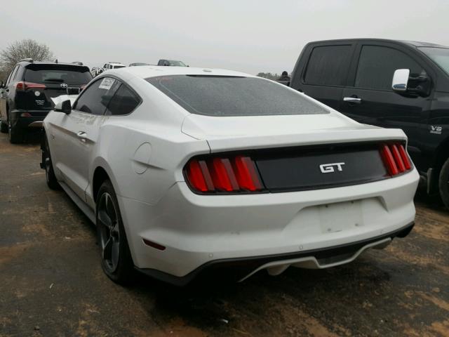 1FA6P8CF9F5346912 - 2015 FORD MUSTANG GT WHITE photo 3