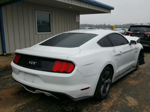 1FA6P8CF9F5346912 - 2015 FORD MUSTANG GT WHITE photo 4