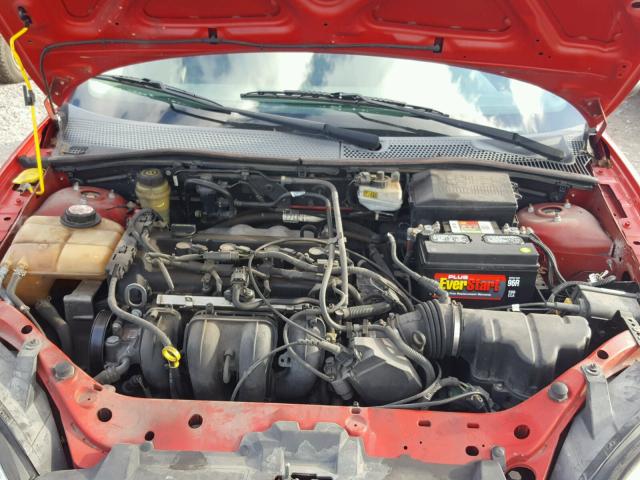 3FAFP31N85R139758 - 2005 FORD FOCUS ZX3 RED photo 7