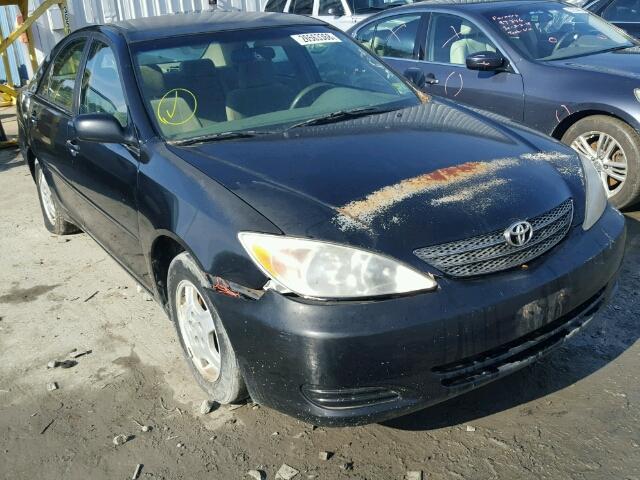 4T1BE32K02U016796 - 2002 TOYOTA CAMRY LE BLACK photo 1