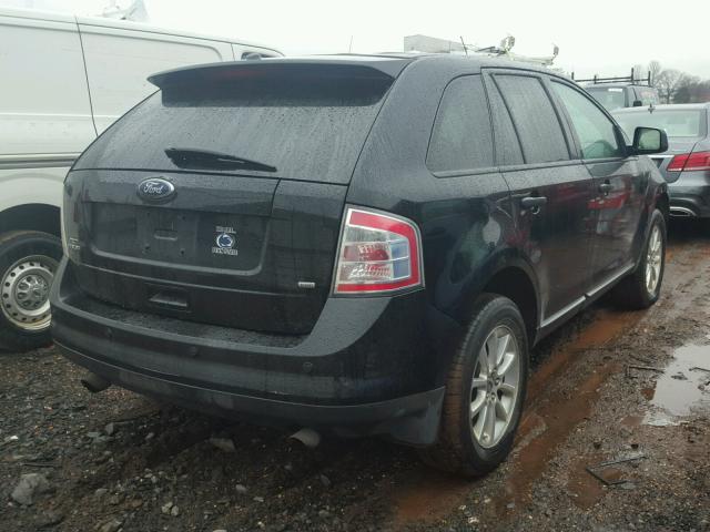 2FMDK46C48BA87282 - 2008 FORD EDGE SE BLACK photo 4