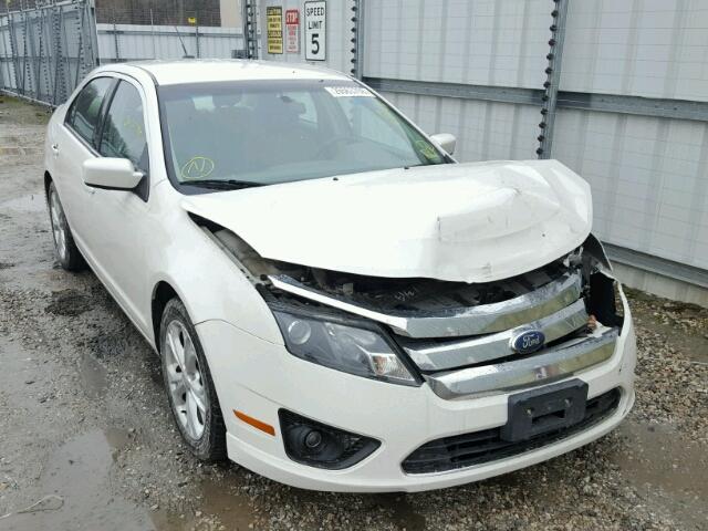 3FAHP0HA6CR193955 - 2012 FORD FUSION SE WHITE photo 1