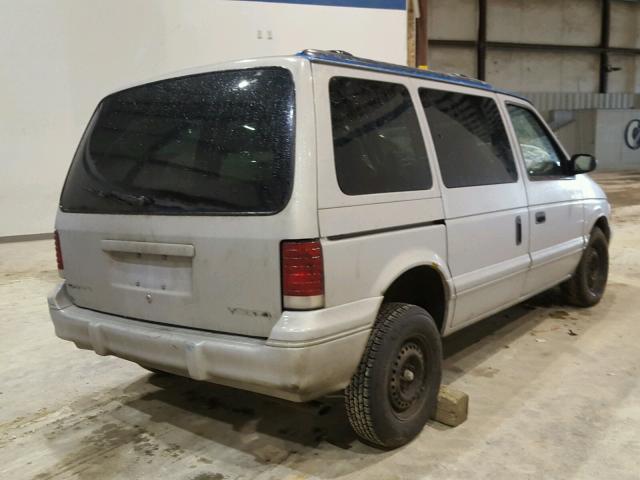 2P4GH2536RR749910 - 1994 PLYMOUTH VOYAGER GRAY photo 4