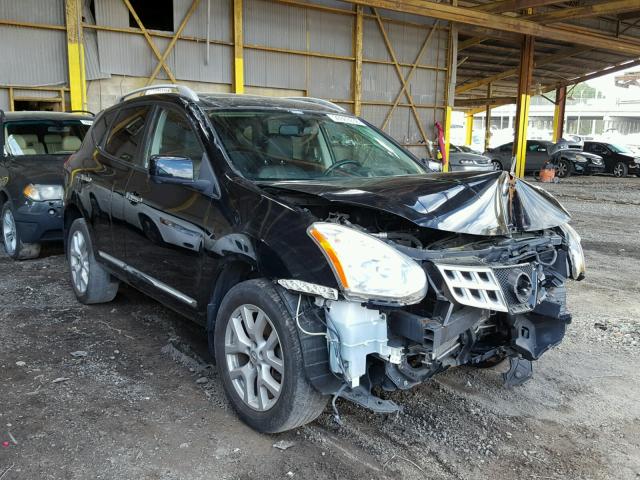 JN8AS5MT6DW007803 - 2013 NISSAN ROGUE S BLACK photo 1