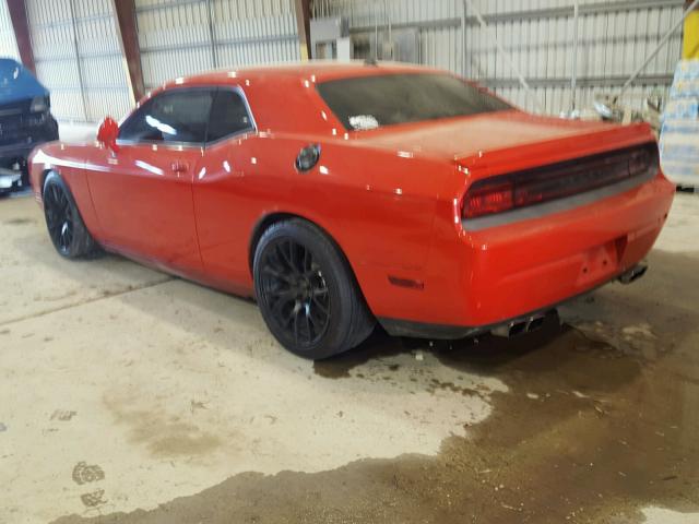 2C3CDYBTXEH186774 - 2014 DODGE CHALLENGER RED photo 3