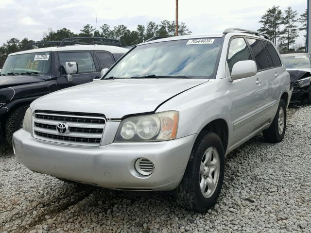 JTEGD21A820041867 - 2002 TOYOTA HIGHLANDER SILVER photo 2