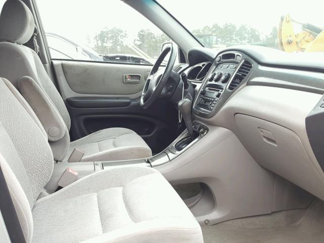 JTEGD21A820041867 - 2002 TOYOTA HIGHLANDER SILVER photo 5