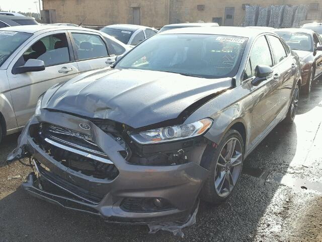 3FA6P0K99DR147964 - 2013 FORD FUSION TIT GRAY photo 2