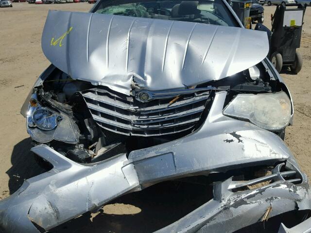 1C3LC45K28N275622 - 2008 CHRYSLER SEBRING SILVER photo 7