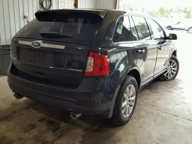 2FMDK3KC7CBA44113 - 2012 FORD EDGE LIMIT BLACK photo 4