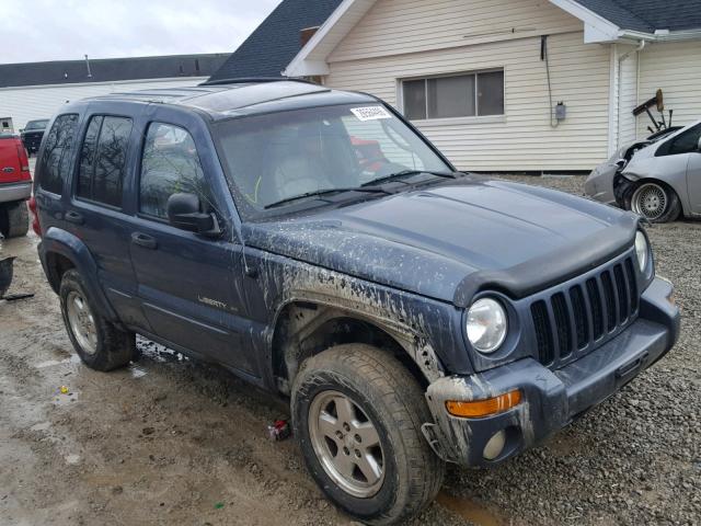 1J4GL58K22W330760 - 2002 JEEP LIBERTY LI BLUE photo 1