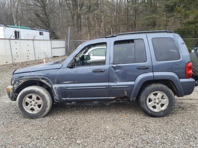 1J4GL58K22W330760 - 2002 JEEP LIBERTY LI BLUE photo 10