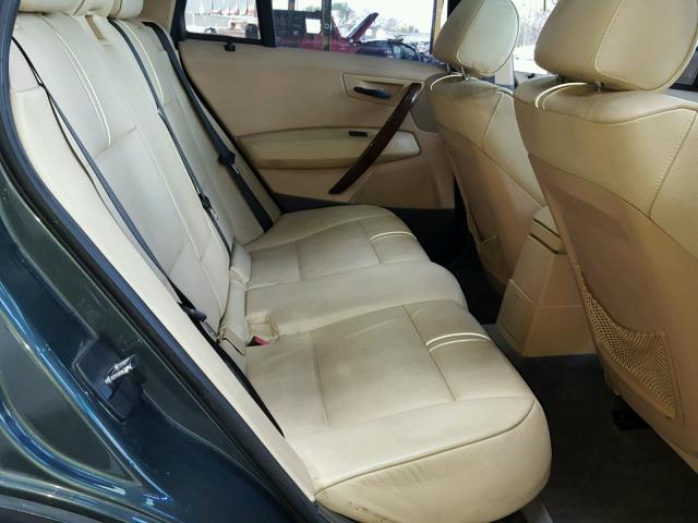 WBXPA93494WA66084 - 2004 BMW X3 3.0I GRAY photo 6